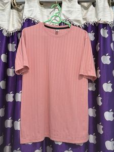 Soft Pink Ribbed coord set