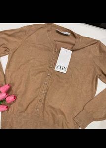 Classic Camel Cardigan