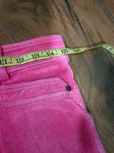 Pink Corduroy Skirt