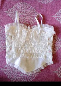 Charming Floral Corset Top