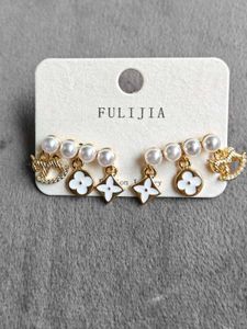Charming Pearl &amp; Charm Dangle Earrings