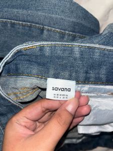 blue wash denim