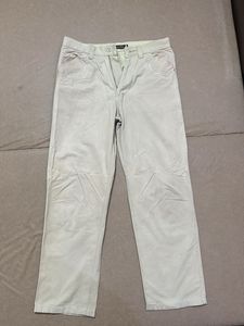 Men's Beige Casual Pants