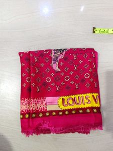 Pink Louis Vuitton Scarf