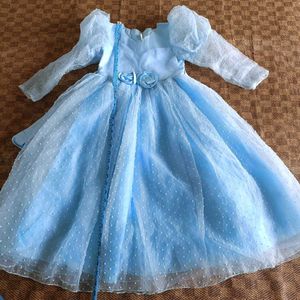 Sparkling Blue Princess Dress
