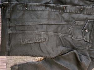 Stylish Men's Dark Grey Denim Jacket