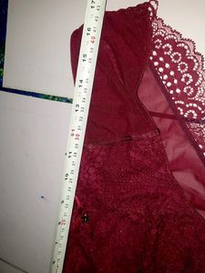 Burgundy Lace Panties 40-42 size