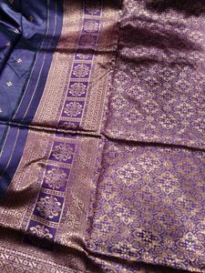 Elegant Floral Silk Saree