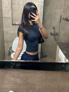 Chic Blue fitted tee