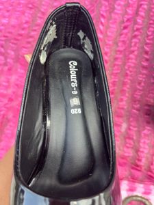 Glossy Black Heels