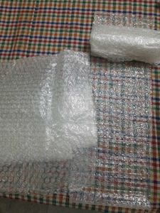 cardboard boxes with bubble wrap