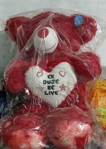 Cute Pink and red Plush Toy( size 36")