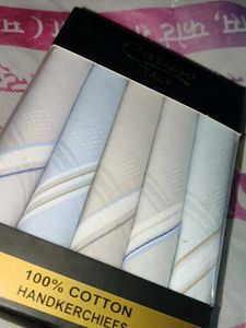 Cariso Italy 100% Cotton Handkerchiefs