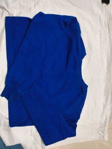 Blue Long Sleeve Sweatshirt