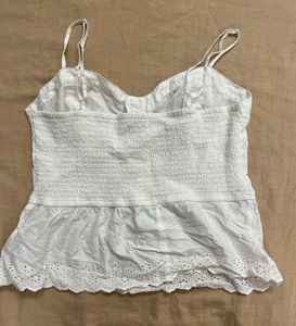 Chic White Camisole Top