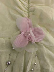 Fairycore green-pink ombre strap top