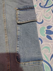 Light Wash Cargo Jeans