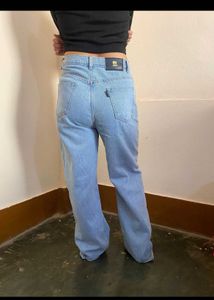 Light Wash Wide Leg Jeans