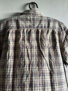 Men's Plaid Short Sleeve Button-Up Shirt