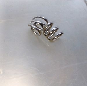 Silver Three Lines Ear Cuffs