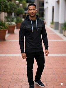 Men's Layered Hoodie T-Shirt