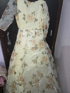 Elegant Floral Print Maxi Dress