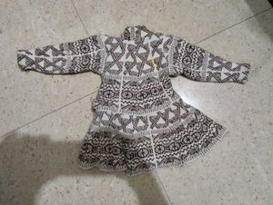 Cozy Geometric Print Knit Sweater