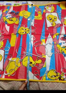 Comforter For Kids. Cartoon Print