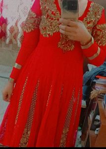 Long Frock With Embroidery