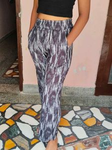 Sale 🔥High-Waist Printed Trousers | Comfy Wide-Le