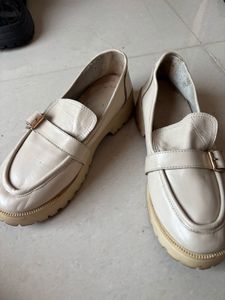 Cream Loafers