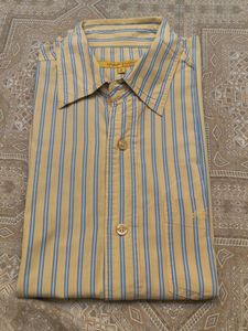 Spykar Striped Button-Up Shirt