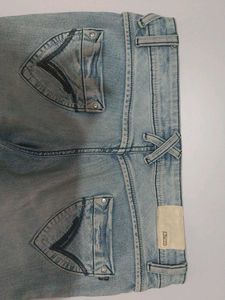 Light Wash Straight Leg Jeans