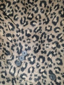 Zara Leopard Print Coat