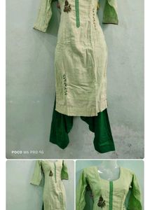 Comfortable Pink Salwar Pants 2 &amp; 1 suit