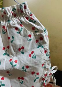 Cute Cherry Print Shorts
