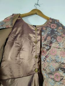 Light Brown Ethnic Gown (Women's)