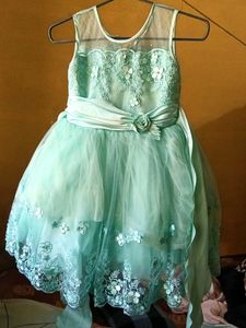 Beautiful Mint Green Party Dress