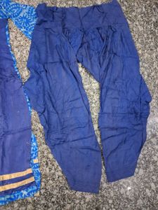 Blue Kurta Set with Dupatta