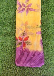 Floral Print Saree