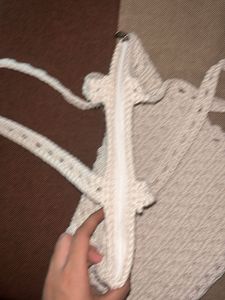 Boho Crochet Zipper Pouch
