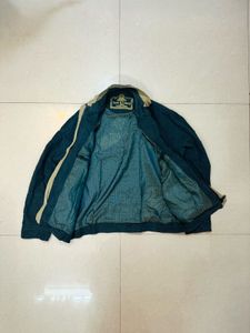 Men's Vintage Teal Bomber Jacket 🇺🇸