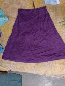 Vibrant Purple Ethnic Skirt