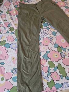Men's Olive Green Casual Pants