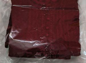 Maroon Chikankari Kurta &amp; Plazo Pant Set