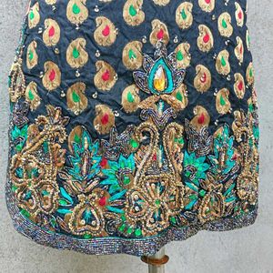 Embellished Kurta with Paisley Print