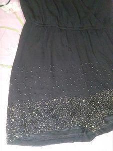 Sparkly Black Romper