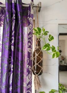 Macrame Bottle Plant Hanger