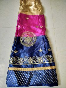 Beautiful Embroidered rajputi poshak Lehenga