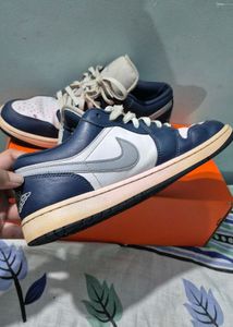 Air Jordan 1 Low Navy/Wolfgrey ORIGINAL